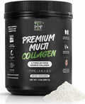 Multi Collagen Peptides Powder Unflavored - 5 Types Multi Collagen Complex (I II III V X) - Grass Fed Hydrolyzed Powder Collagen for Hair Skin Nails Joints &amp Gut Health - 30 Servings