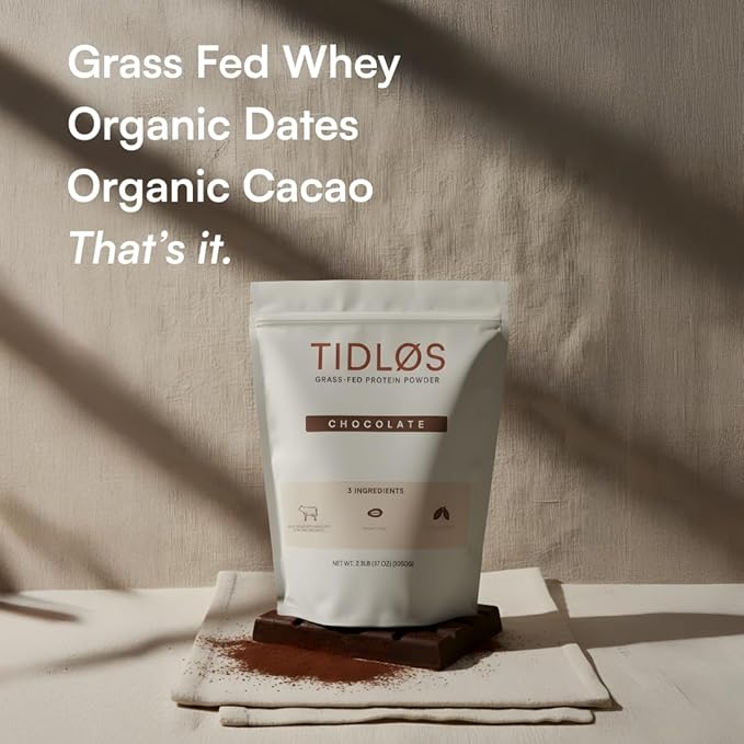TIDLOS Grass-Fed Protein Powder (Chocolate)