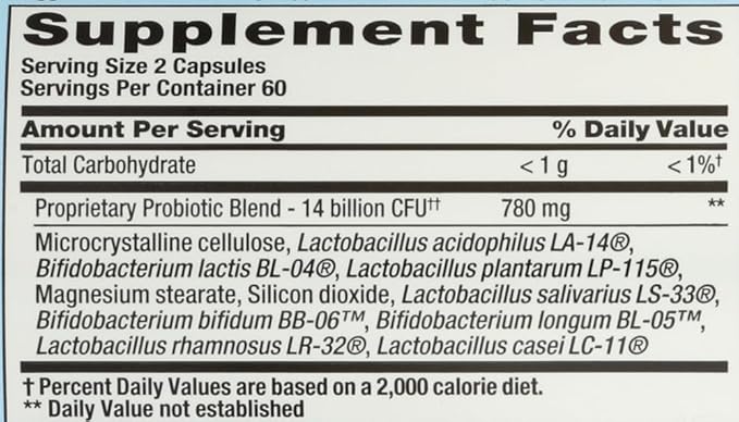 PB 8 Pro-Biotic Acidophilus - 120 Capsules (Value Pack of 4)
