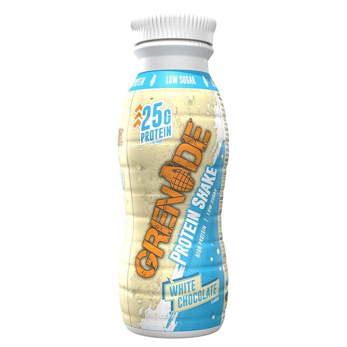 Grenade Carb Killa High Protein Shake Bottles White Chocolate 330 ml Pack of 8