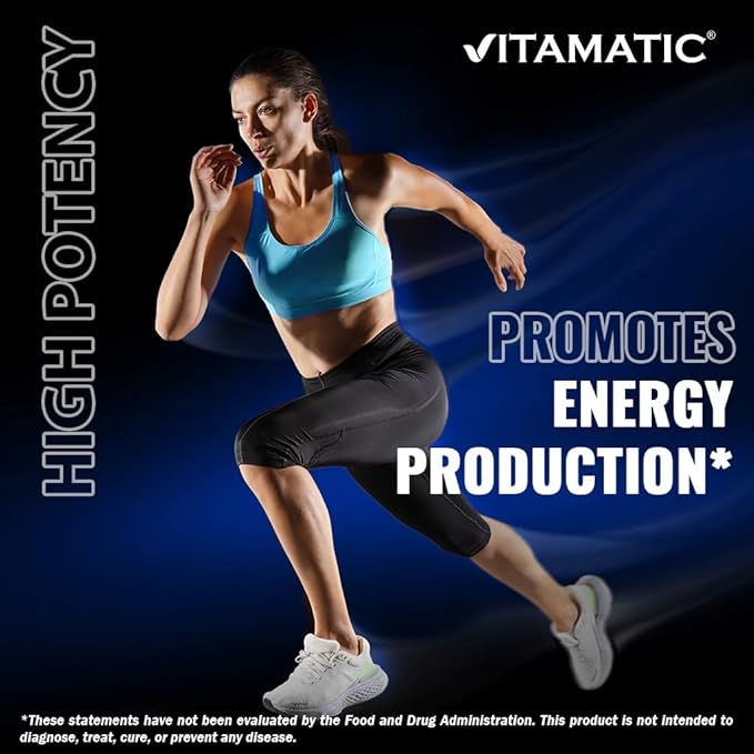 Vitamatic Vitamin B1 (Thiamine) 500mg – 3 Pack (360 Capsules Total)