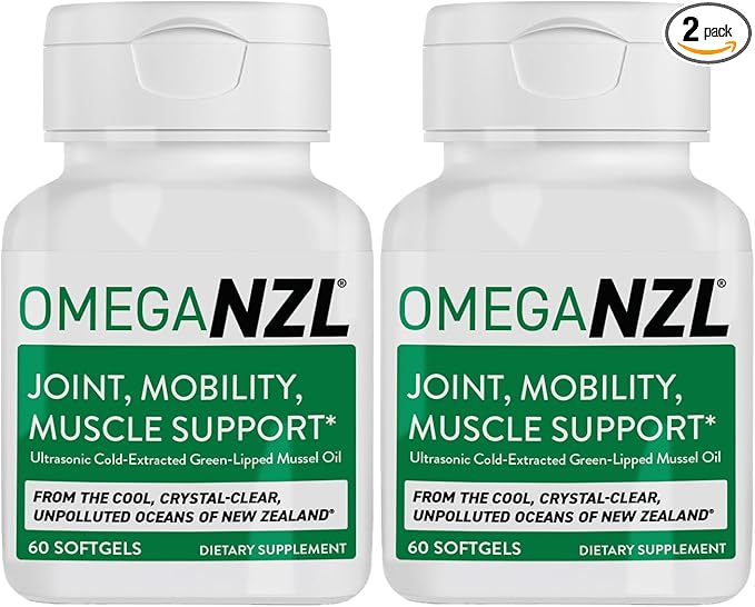 Original Omega-3 Joint Support Supplement Best Natural Muscle Relief Green-Lipped Mussel Oil 120 Softgels No Fishy Aftertaste