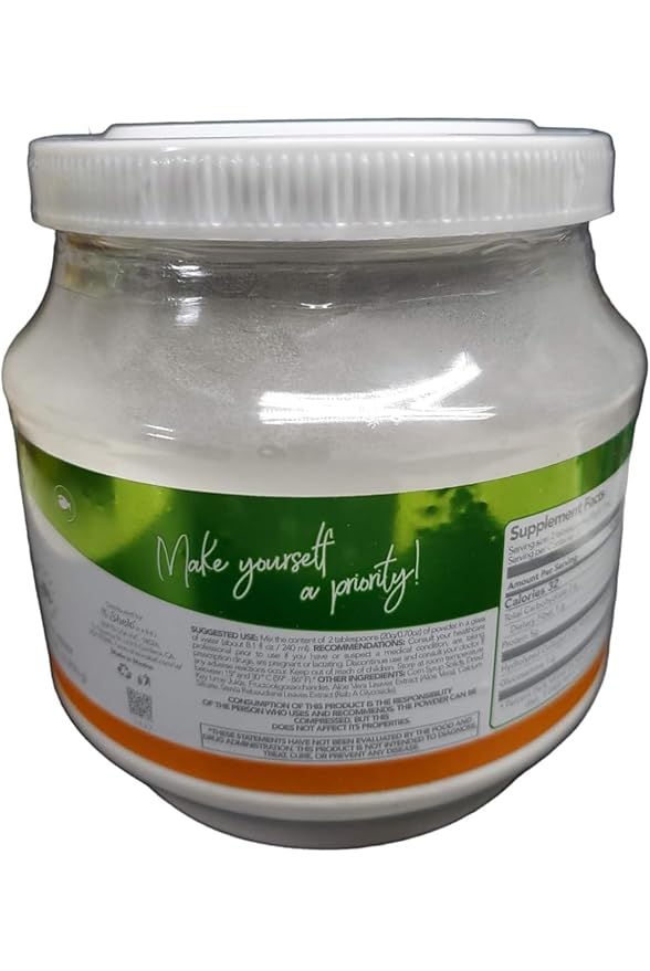 Hydrolyzed Collagen Lemon Flavor Powder 450-grams