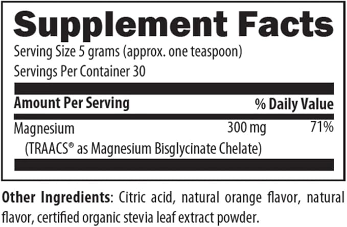 Magnesium Chelate Powder &amp Mineral Supplement - ProvenFunction Refresh (60 Servings)