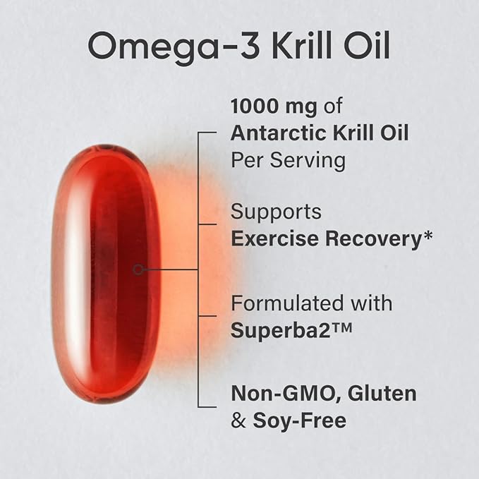 Sports Research Antarctic Krill Oil Omega 3 1000mg (with Phospholipids Choline &amp Astaxanthin) Turmeric Curcumin C3 Complex (with Bioperine Black Pepper &amp Coconut Oil) &amp Plant Based Vitam
