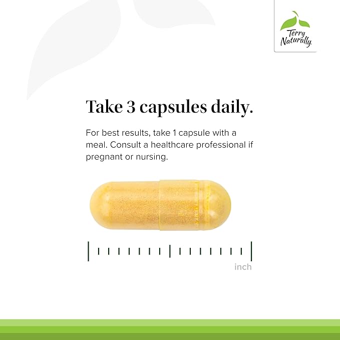 Terry Naturally Healthy Knees &amp Joints - Dietary Supplement to Support Bone Health &amp Joint Flexibility - Healthy Knee &amp Hip Aid with Calcium Fructoborate - 60 Capsules