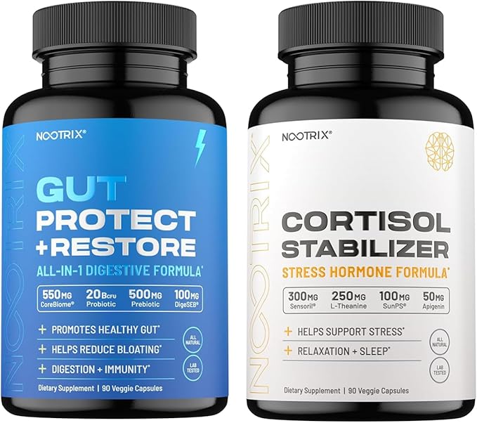 Nootrix Cortisol Stabilizer and Manager &amp Gut Health Support