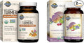 Garden of Life Organics Extra Strength 60 Tablets Turmeric &amp 60 Tablets Women's Once Daily Whole Food Multivitamin