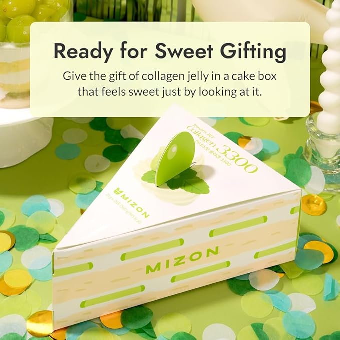 MIZON INNERSBIT Collagen Jelly 3300 Vegan Korean Collagen Jelly Snack with Vitamin C Hyaluronic Acid Biotin &amp Glutathione Edible Collagen Supplement for Skin Halal Certified (28)