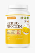 Herbo Protein 100% Whey Protein Isolate Naturally Hydrolized. 24g of Protein 2g of Sugar Low Carb Gluten Free 2.4 Pounds 30 Servings Mango - Saffron Flavor Protein Powder