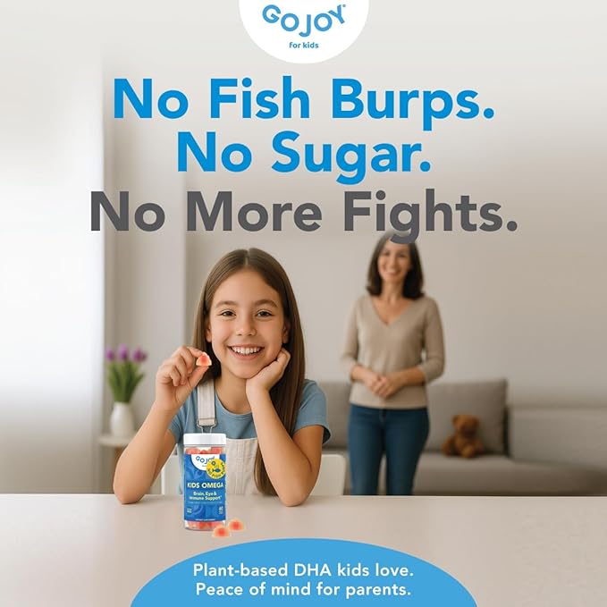 Kids Omega 3 DHA &amp Multivitamin Gummies with Iron - Support for Growing Kids
