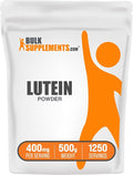 BulkSupplements.com Lutein Powder - from Marigold Flower Extract Eye Supplement Lutein 20mg - Antioxidant Source Gluten Free 400mg per Serving 500g (1.1 lbs) (Pack of 1)