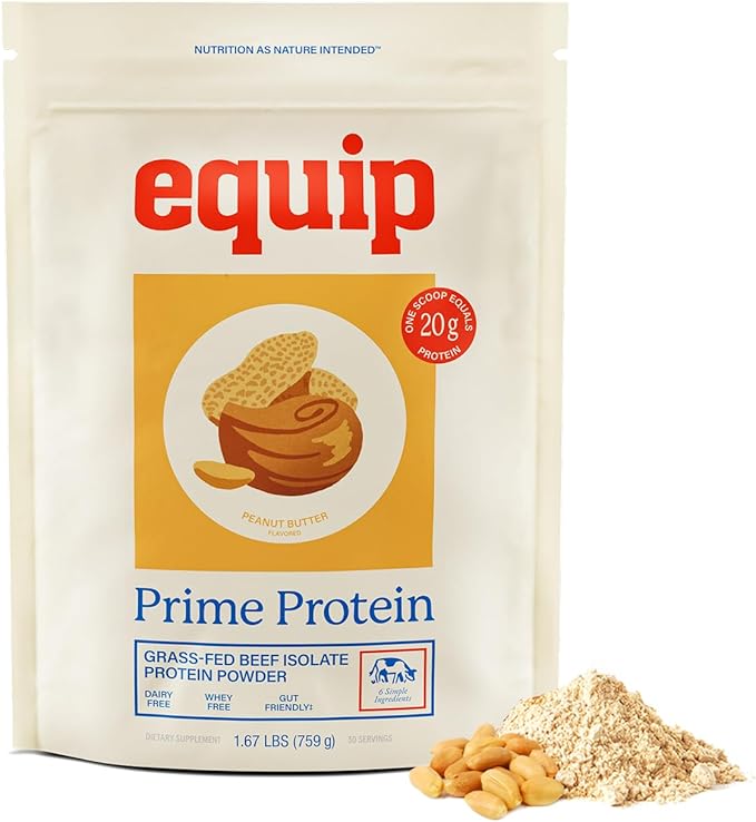 Equip Foods Prime Protein Powder Peanut Butter &amp Prime Protein Powder Iced Coffee