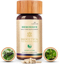 Biogetica Hemosolve Herbal Daily Iron Supplement with Kassisa Mineral and Sarsaparilla Root - Non-GMO - 100% Vegan Ayurveda Supplement - 80 Capsules