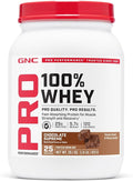 GNC Pro Performance 100% Whey Protein Powder 2.0 Fast Absorbing for Muscle Strength and Recovery Chocolate 25 Servings