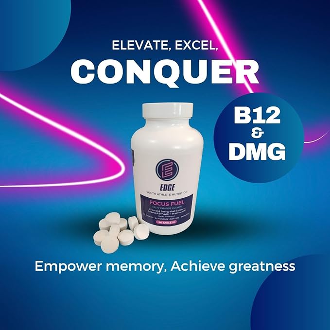 Elevate Young Athletes' Brilliance with Focus Fuel: Natural Focus and Performance Supplement for Kids | Enhance Concentration Clarity and Performance for Youth Athletes