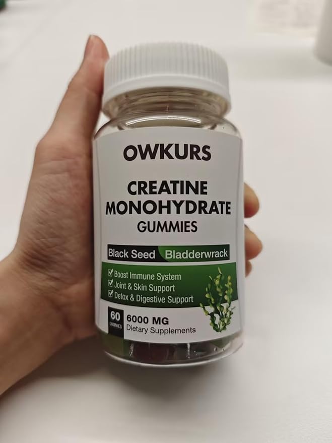 Creatine Monohydrate Gummies for Men &amp Women Dietary Supplements