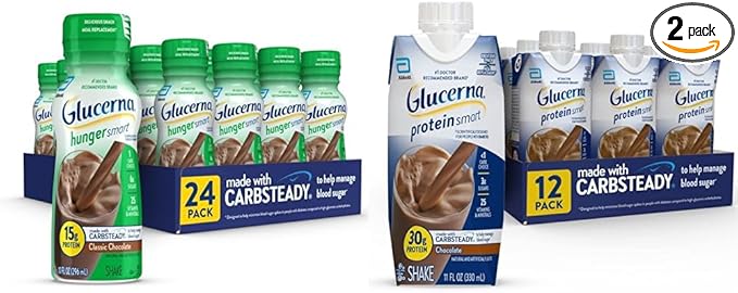 Glucerna Hunger Smart Shake Diabetic Drink Blood Sugar Management 15g Protein &amp Protein Smart Nutritional Shake Diabetic Protein Drink Blood Sugar Management