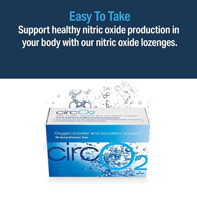 Advanced Bionutritionals – Circ02 Nitric Oxide Supplement for Men and Women Supports Immune System Beet Root L-Citrulline Formula Non GMO Gluten Free Dairy Free Soy Free Vegan (30 Lozenges)