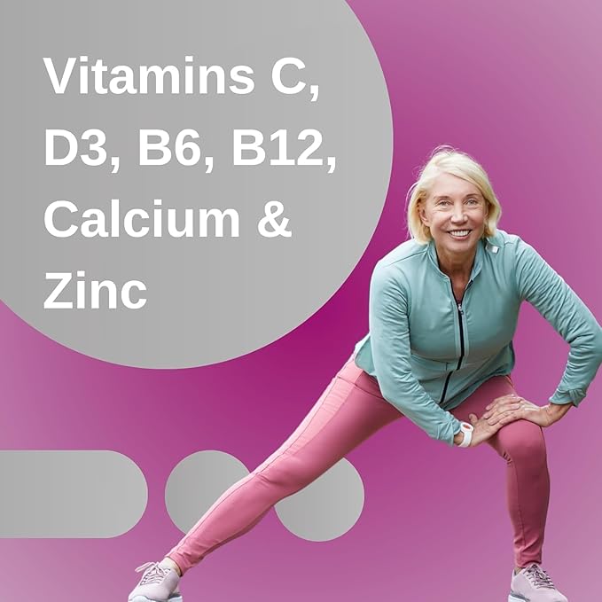 Silver Women 50 Plus Multivitamin Minerals Vitamins &amp Supplements Hair Skin and Nails Vitamins Vitamin C Antioxidants Supplement 275Ct Tablets