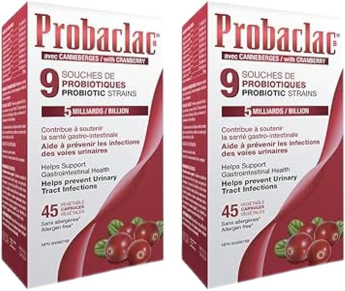 PROBIOTICS for UTIs with Cranberry Formula Urinary &amp Digestive Health SupportMulti-Strain probiotic and lactic Ferment Complex (9 strains) (2)