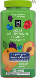 Adult Multivitamin Gummies Assorted Fruit Flavors (2 Pack)