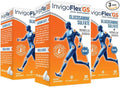 INVIGOFLEX Glucosamine Sulfate (Shellfish Free Sodium Free &amp Vegetarian Safe) Non GMO Gluten Free - with Boswellia Serrata - Premium Joint Supplement GS - 3 Pack