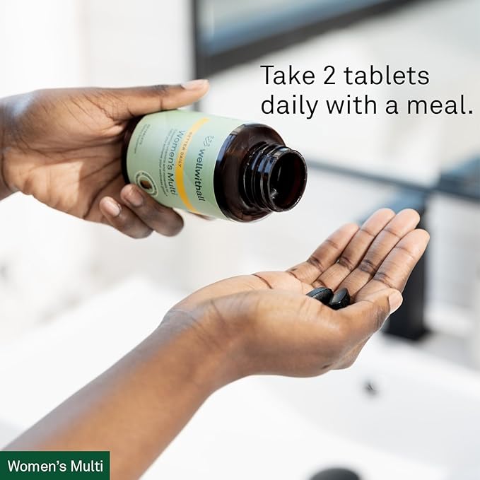 Women’s Multivitamin Daily Supplement with Essential Vitamins Minerals &amp Iron (60 Tablets) &amp Sleep Support with Sustained-Release Melatonin (7 Capsules Travel Pack)