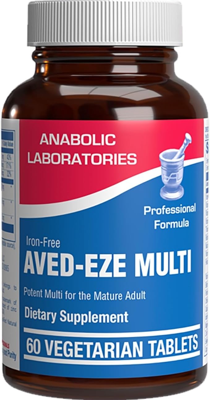 Iron Free Multivitamin for Women 50 and Over - Gentle Easy to Digest Over 50 Multivitamin for Men &amp Women with 30 Nutrients for Comprehensive Wellness &amp Immune Support - Made in The US - 30 Se