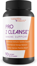 Pro Z Cleanse - Premium Immune System Support with Immune Boosting Vitamin C Zinc Vitamin D 5000 IU Ginger &amp Turmeric Curcumin - Immune Support Supplement for Women &amp Men - Aid Immune Heal