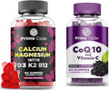 Prime Code Calcium Gummies for Women &amp Men with Magnesium Vitamin B12 Vitamin K2 &amp Vitamin D3 CoQ10 200mg &amp Vitamin C 250mg Gummies