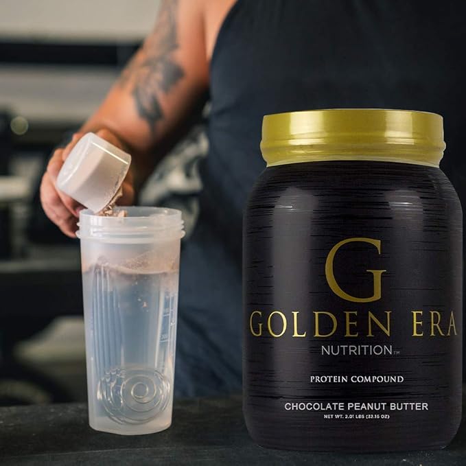 Whey Protein Compound Powder Cookies and Cream Flavor Gluten-Free 2 Pounds