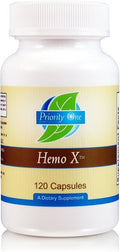 Priority One Vitamins Hemo-X 120 Capsules - Encourages Normal red Blood Cell Production and Assimilation of Iron.*