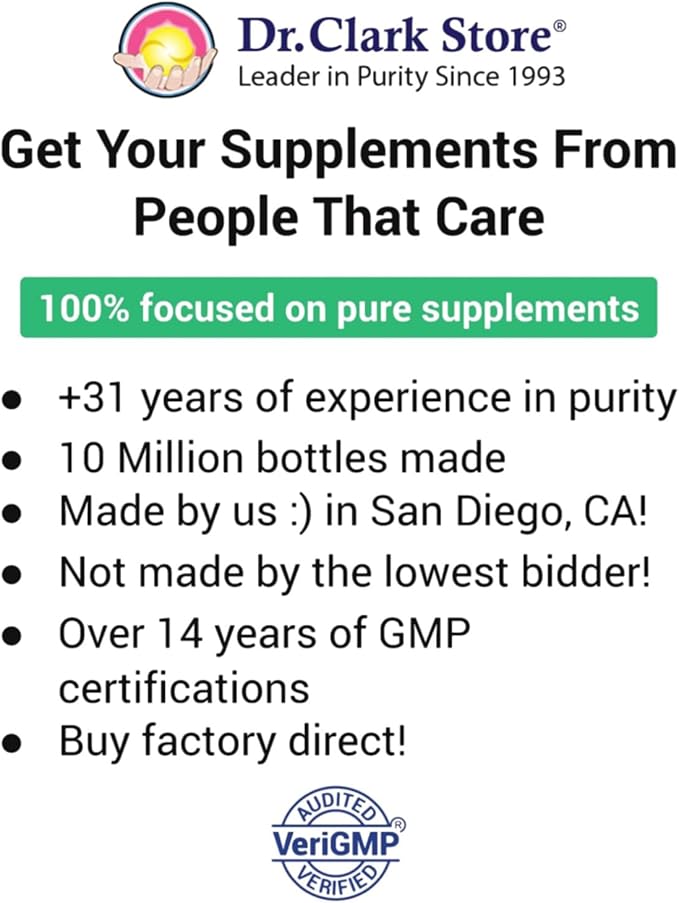 Dr Clark Store Milk Thistle Seed Supplement – 500mg 100 Capsules Liver Health &amp Detox Support