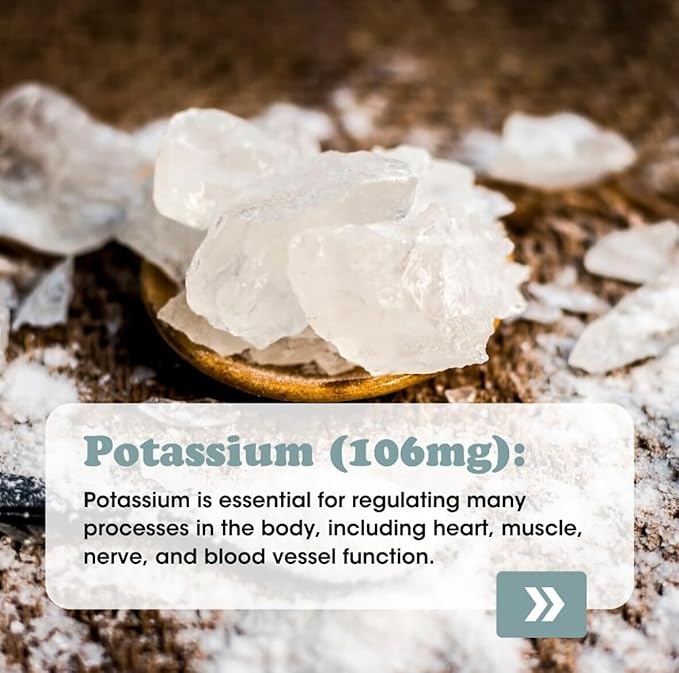 Fringe Electrolyte and Mineral Mix Pure Ocean Sea Salt for Rehydration Potassium Chloride Magnesium Malate for Muscle Tension Calcium and Trace Minerals for Essentials Unflavored 45 Servings