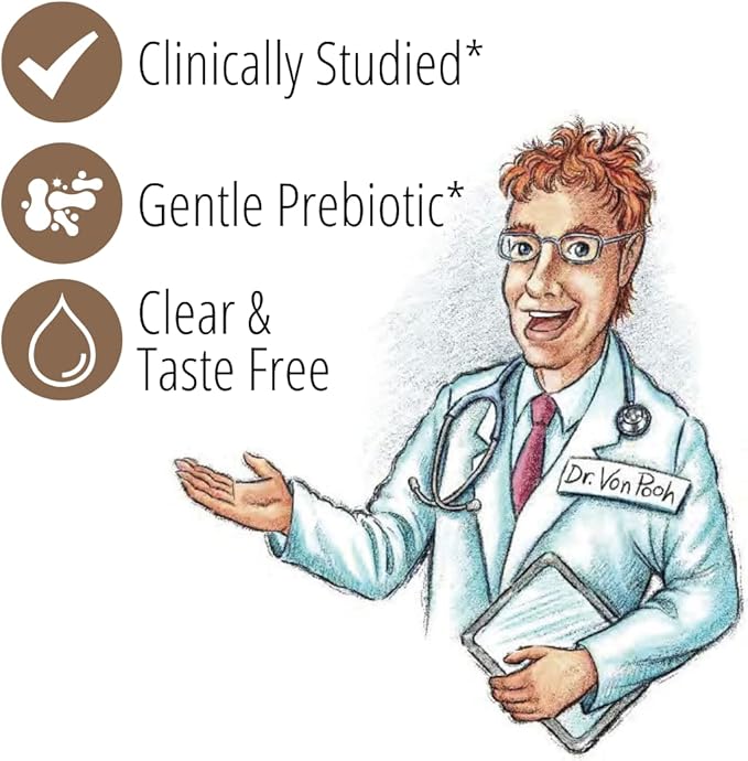Dr. Poo All-Natural Prebiotic Fiber Supplement | Fiber for the Whole Family | Gentle and Simple Ingredients to Improve Gut Health | Gluten Free VeganTasteless Non-GMO Low-FODMAP (30 Servings)