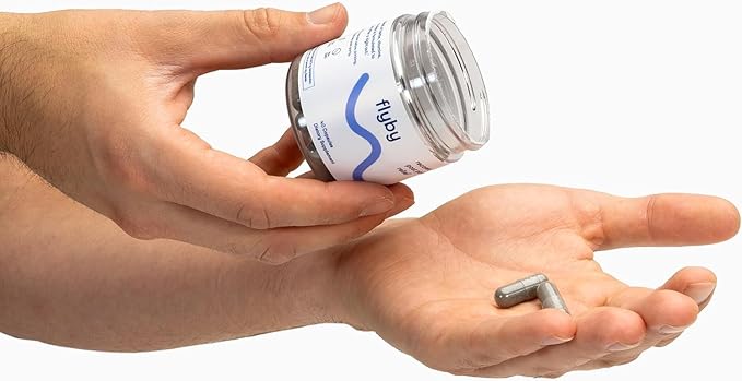 Flyby Recovery Supplement - All The Hang Without The Over!™ - with Milk Thistle Vitamin C Activated Charcoal and Apple Cider Vinegar - Pre &amp Post Drinking Formula (120 Count)