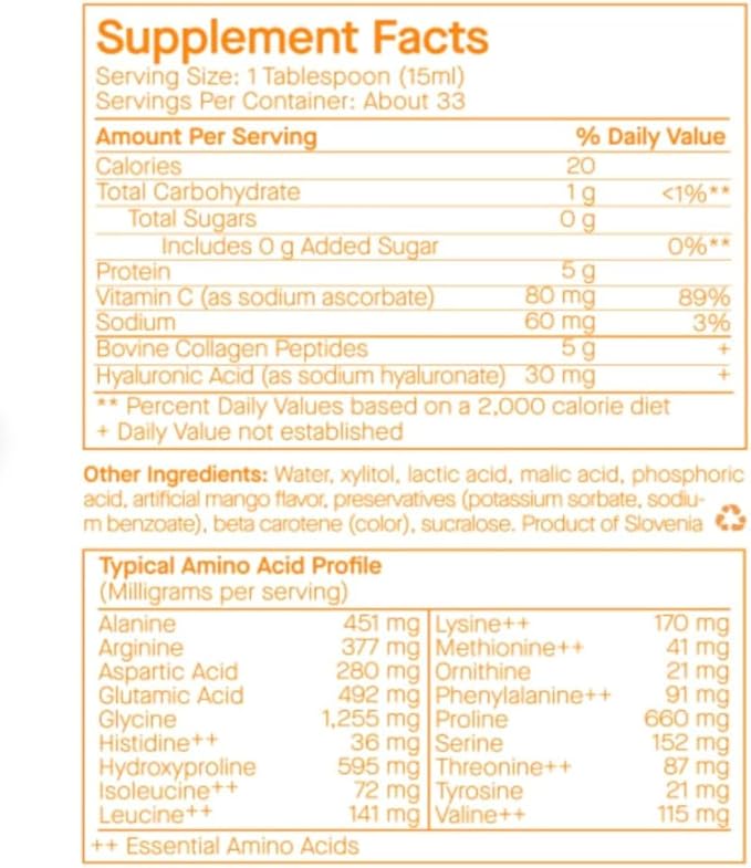 SpoiledChild E27 Extra Strength Liquid Collagen 450 ml -15.2 FL Oz Pineapple Flavor