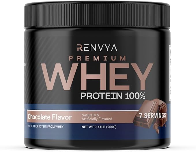 Premium Whey Protein 100% – Chocolate Flavor | 24g Protein 5.5g BCAAs | for Muscle Support &amp Recovery | Clean Fast-Absorbing Protein Powder | 7 Servings