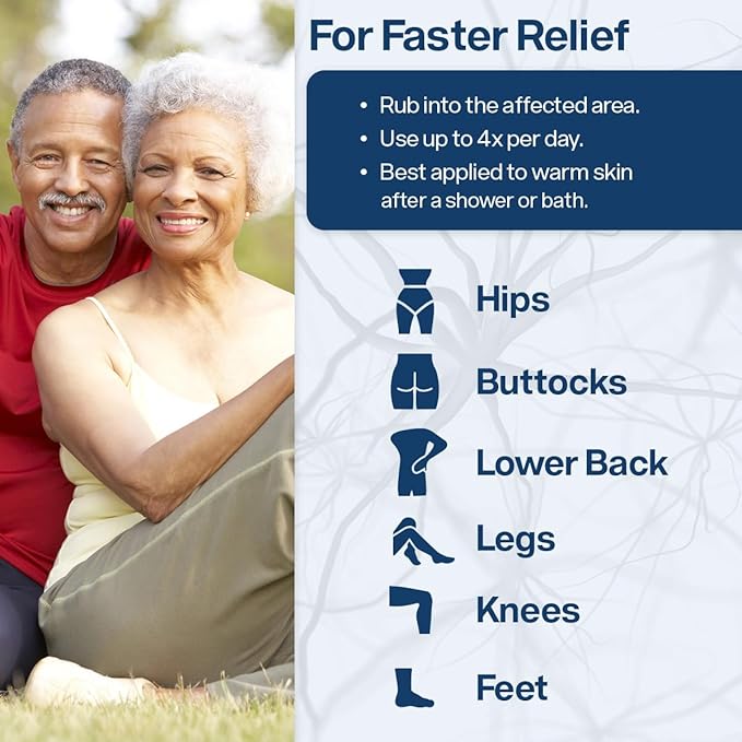 SciatiEase Sciatic Nerve Support Supplement Sciati Ease and SciatiFlex Bundle with Alpha Palm and Maximum Strength Sciatic Cream with Hemp and Arnica Extract