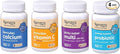 Renzo's Vitamins Kid Essential Bundle - Probiotic Vitamin C with Elderberry &amp Zinc for Immune Support Picky Eater Kids Multivitamin and Hercules Calcium