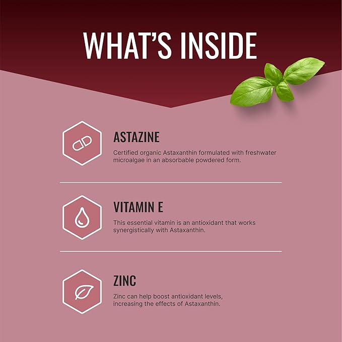 Approved Science® Astaxanthin 12 mg - Extra Strength Antioxidant - Supports Heart Eyes Skin - 180 Vegan Capsules - 6 Month Supply