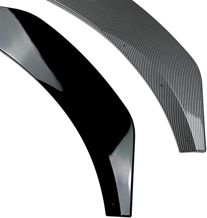 Car Front Lip Bumper Front Bumper Splitter Glossy Black Compatible for Benz CLA C117 CLA200 CLA45 2016-2019(Gloss Black)
