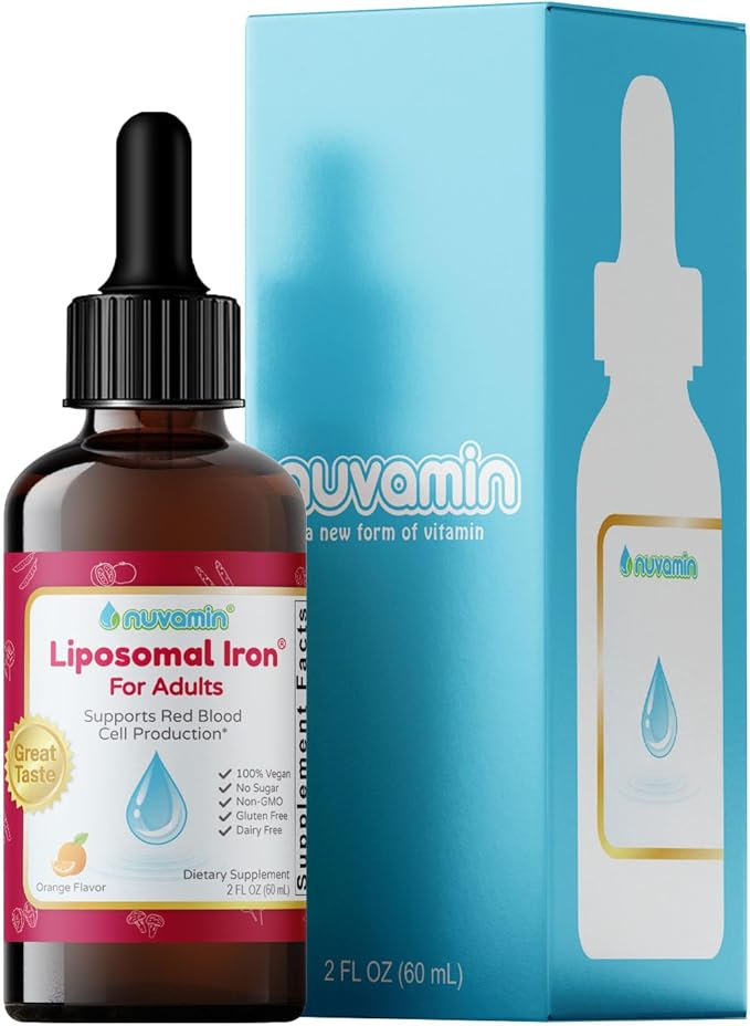 Nuvamin Liposomal Kid &amp Adult Irons Bundle