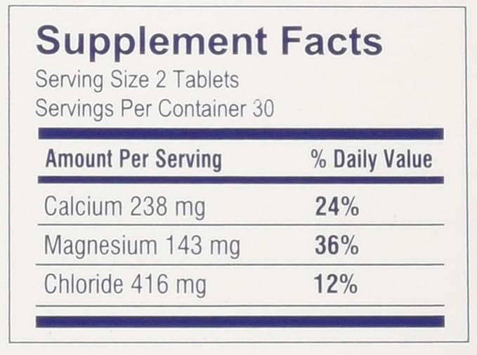 Slow Mag Magnesium Chloride and Calcium 60 Tablets each (Value Pack of 3)