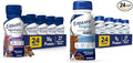 Ensure High Protein Milk Chocolate Nutrition Shake With Fiber 8 Fl Oz (Pack of 24) &amp Ensure Original Milk Chocolate Nutrition Shake | Meal Replacement Shake | 24 Pack Bundle