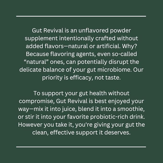 Gut Revival for Microbiome Balance and Gut Health Support