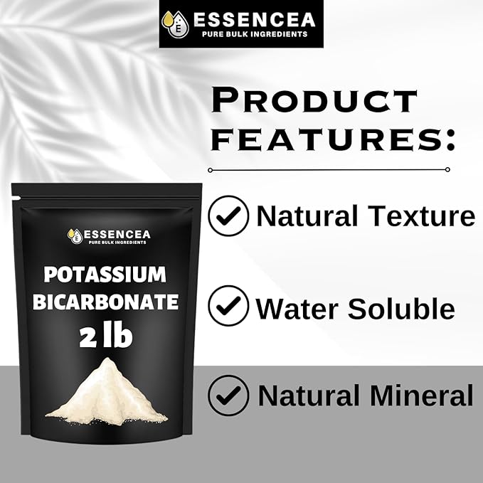 Zinc Oxide Powder 1 lb + Potassium Bicarbonate 2 lb – Non-Nano High Purity Multi-Purpose Grade – Resealable Bags | Value Combo Pack