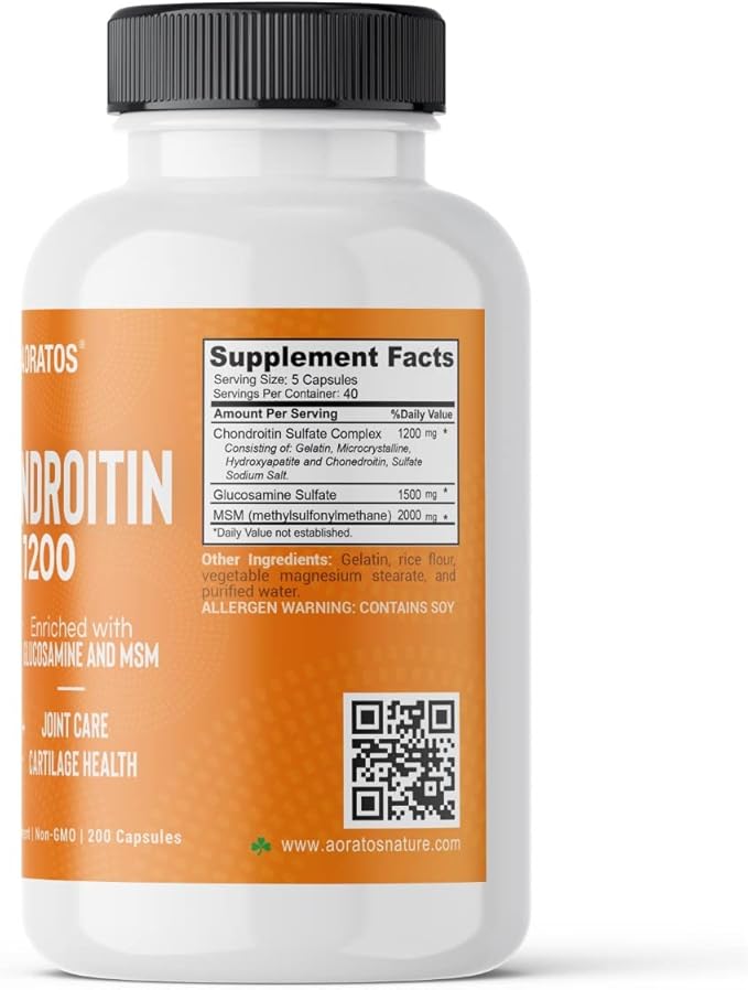Aoratos Chondroitin 200 Capsules