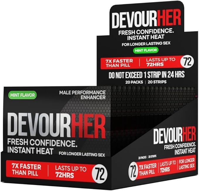 Devour Her (20) - Fast-Dissolving Oral Mint Strips